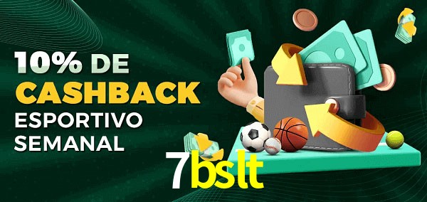10% de bônus de cashback na 7bslt